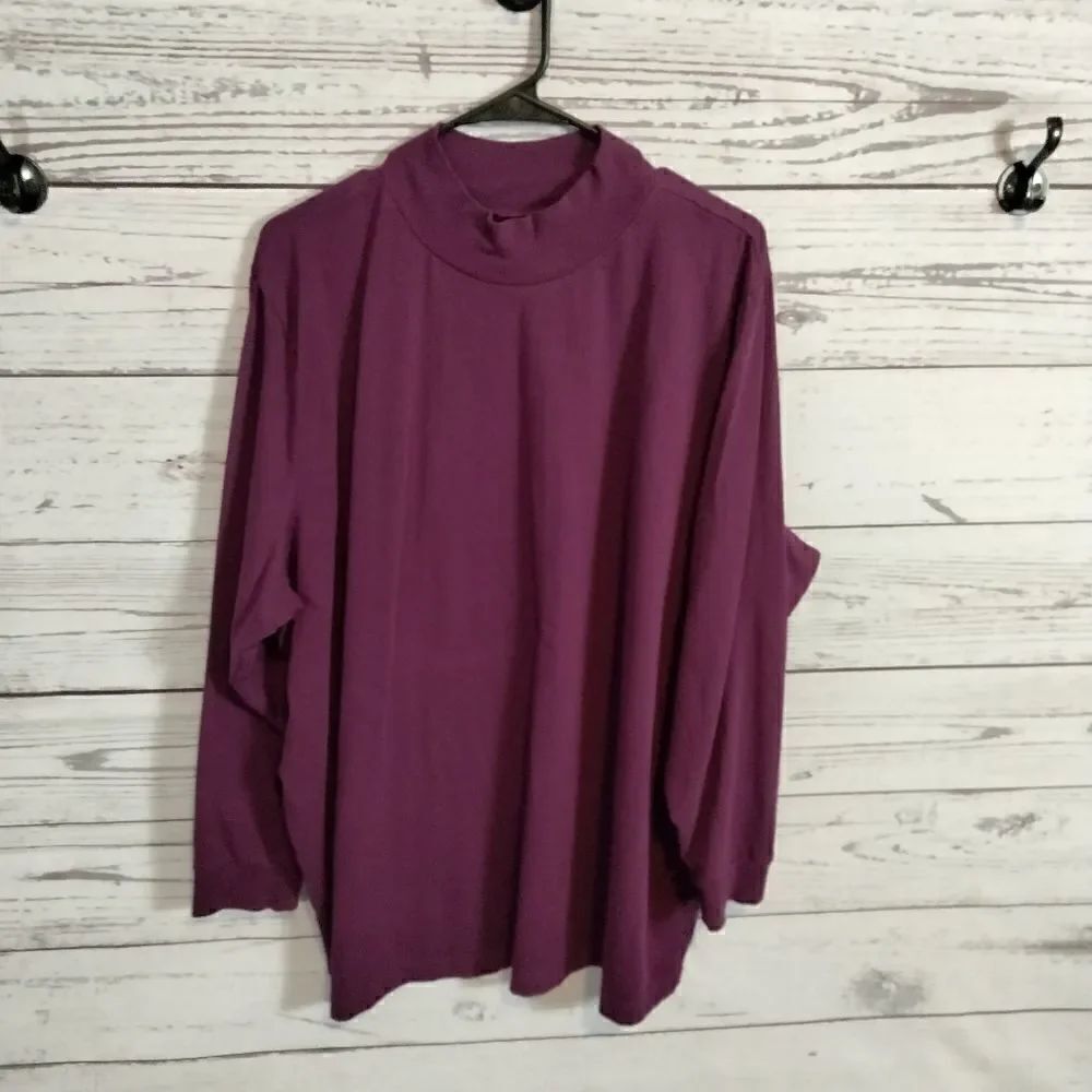 "All American Comfort" woman's long sleeve shirt